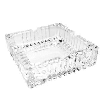 烟灰缸 方形 玻璃 烟缸 烟灰缸 约15cm