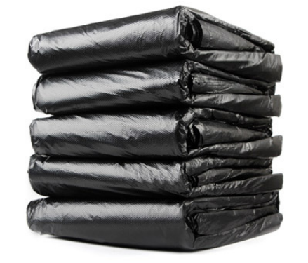 加厚垃圾袋 黑色垃圾袋 大垃圾袋 平口垃圾袋 物业垃圾袋 酒店垃圾袋 小区垃圾袋(80*100全新料2.8丝50只)