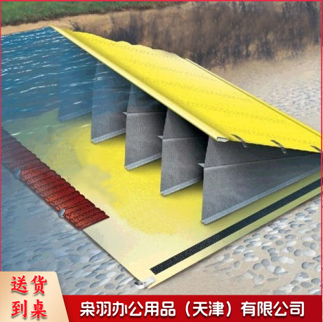 户外软体式拦水坝可折叠橡胶挡水子堤河道挡水拦洪坝（9x2m（高度0.6m））