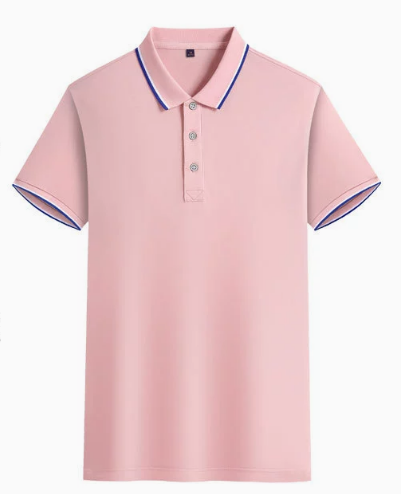 翻领短袖男女同款豆沙粉工作服定制印logo纯棉polo衫工衣订做企业文化广告衫刺绣 05