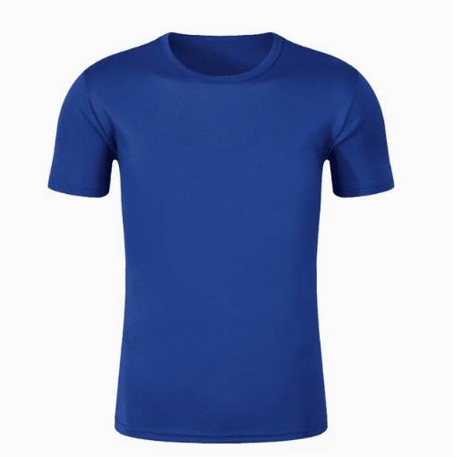 T恤圆领男女同款宝蓝色速干纯棉工作服制作文化衫广告衫印字logo短袖t恤定制 04