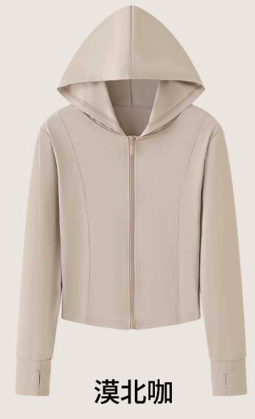 女防晒衣漠北咖防紫外线夏季冰感透气皮肤衣户外薄款防晒服运动外套 3