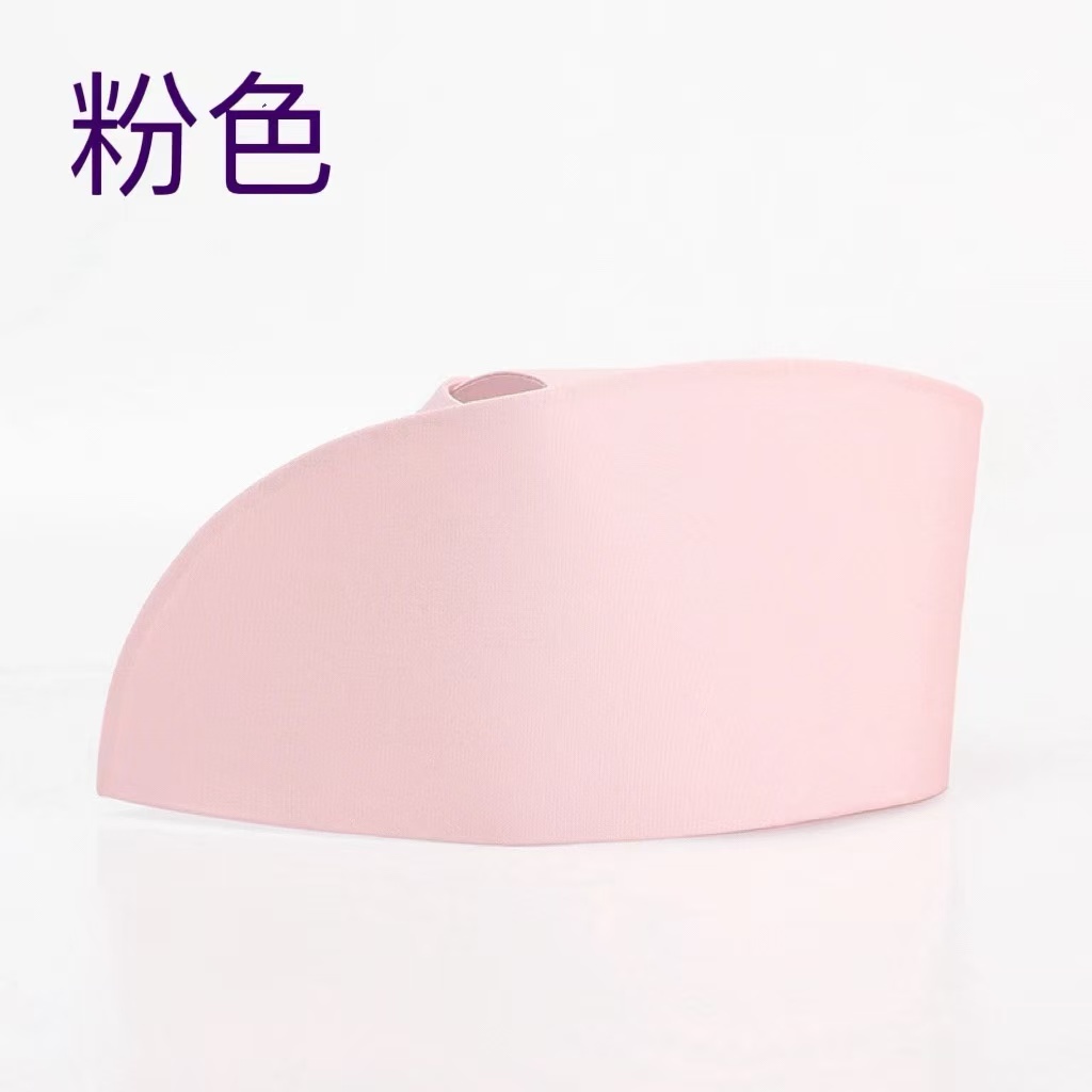 护士帽燕尾帽卫校医 院护士帽粉色厚料均码