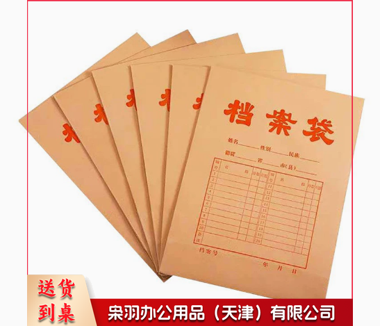 档案袋加厚牛皮纸档案袋（国产250克,底8cm200个起订）