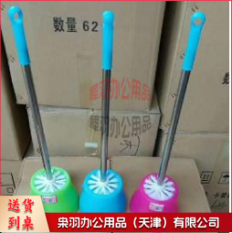 马桶刷子套装壁挂式洁厕刷子厕所长柄清洁刷无死角带底座··-