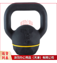 4-20kg壶铃球浸塑哑铃男女训练肌肉锻炼翘臀包胶提壶CROB12KG单只---