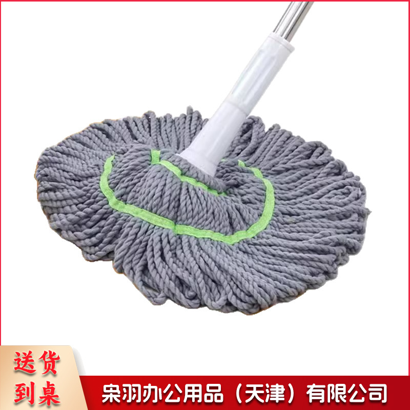 拖把家用一拖地净免手洗新款自拧水旋转懒人吸水墩布带桶拖布（ 加厚不锈钢杆65cm拖头（免手洗拧水拖把））-