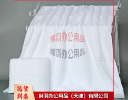 纯棉加厚型毛巾 纯棉白色 150*90 单位：条---
