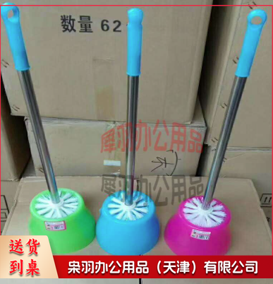 马桶刷 简易带座马桶刷 包装颜色随机--