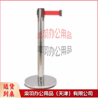 警戒隔离线带柱伸缩带 银色---
