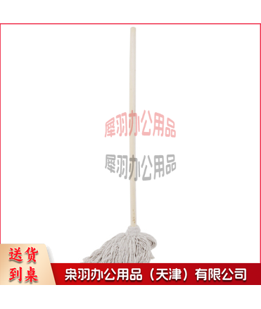 白棉线拖把圆头 墩布 木把--