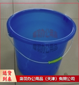 蓝水桶 塑料手提加厚水桶 蓝色圆形水桶口直径34高度31--
