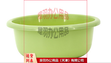 塑料水盆加厚塑料洗脸盆清洗盆 颜色随机大号-