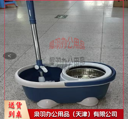 旋转拖把桶 清洁拖把套装  颜色随机--