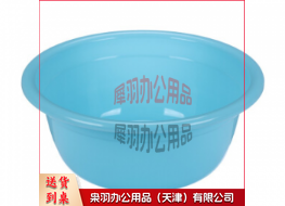 塑料盆 外径37厘米塑料盆洗衣洗漱盆 颜色随机-