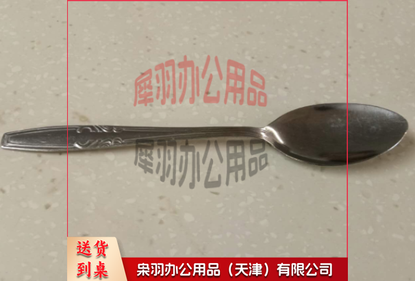 不锈钢勺子 加长西餐勺 汤勺儿童饭勺 长约15cm-