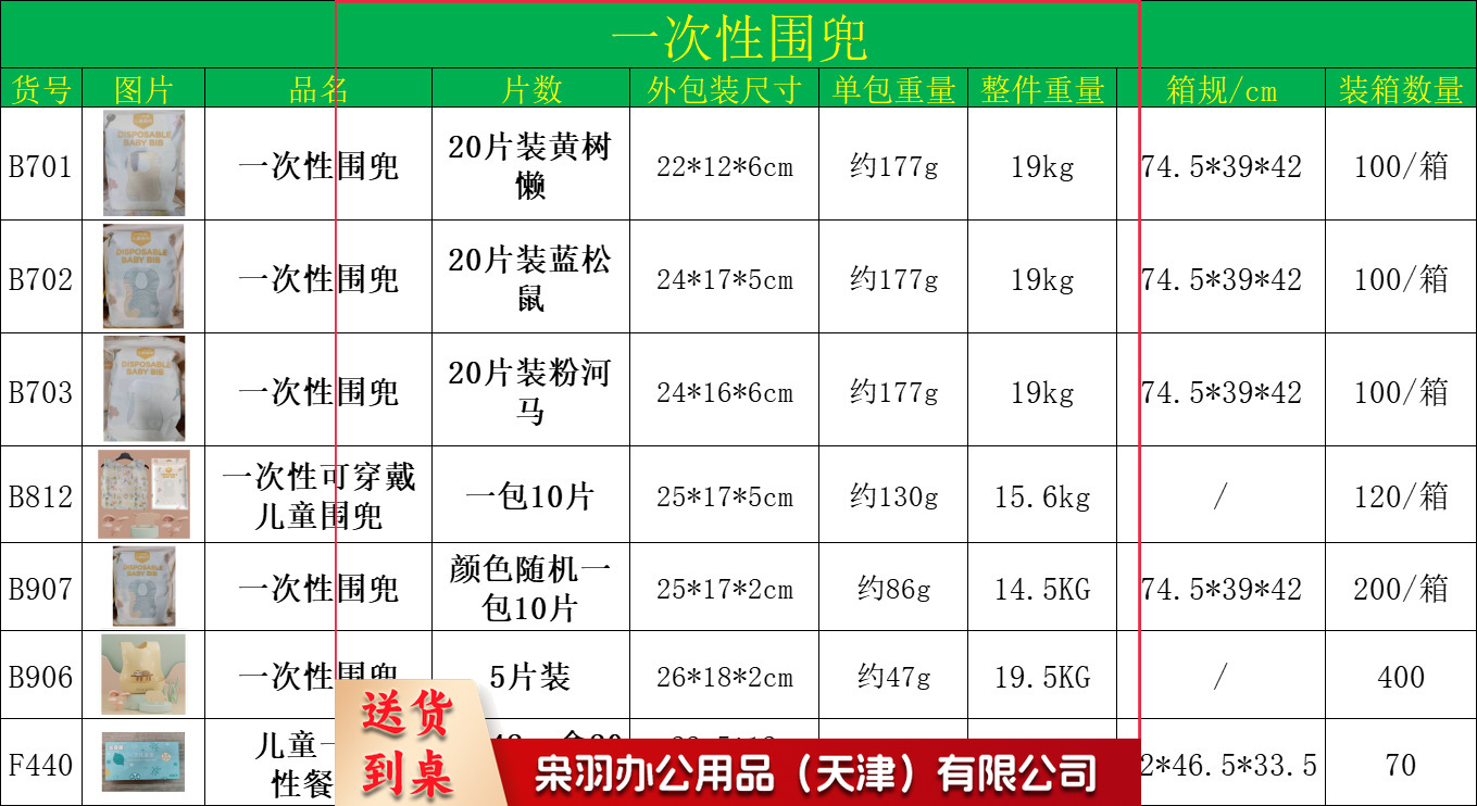 一次性围兜