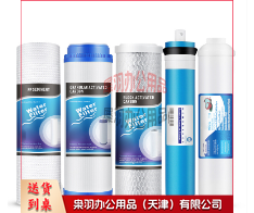 纯水机滤芯五级套装PP棉活性炭RO膜净水器滤芯通用10寸(400G)-