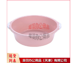 大号脸盆 双耳脸盆 加厚塑料洗脸盆洗衣盆 尺寸：37.5*13cm-