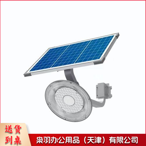 户外太阳能庭院探照灯（电池板5V35W，尺寸515*357mm，光通量2000LM；科锐高亮100颗灯珠；电源3.2V30AH）--