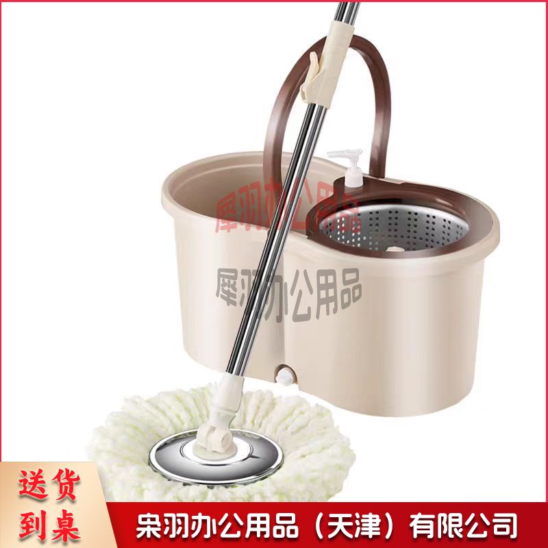 双驱强力拖把免手洗旋转拖把家用懒人墩布桶拖地神器 单位：套-