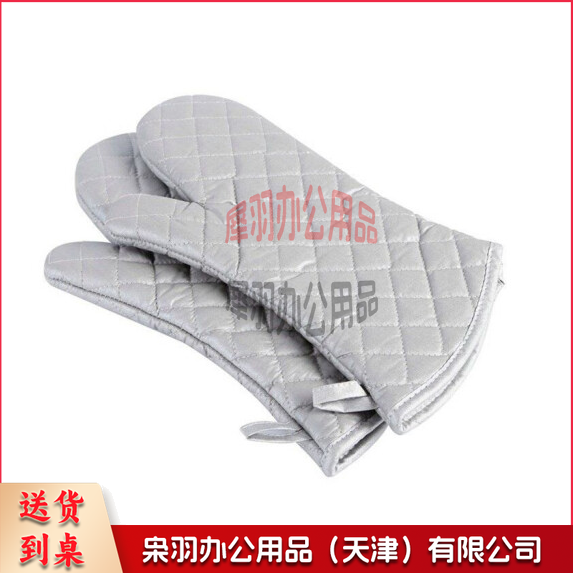 烤箱手套  厨房耐热耐高温隔热手套 银色-