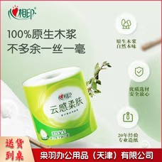 心相印 卷纸卫生纸云感柔肤立体卫生间用纸4层加厚 整箱 4层 110g*27卷
